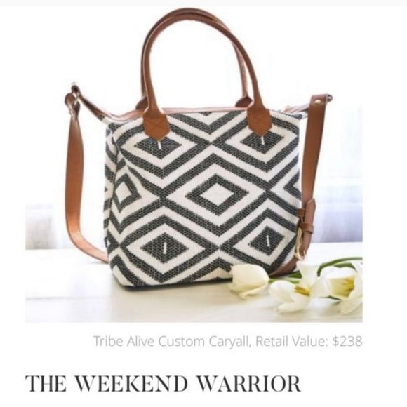tribe alive Handbags - Tribe Alive x Rachel Zoe Limited Edition Custom Carryall Weekend Warrior Bag